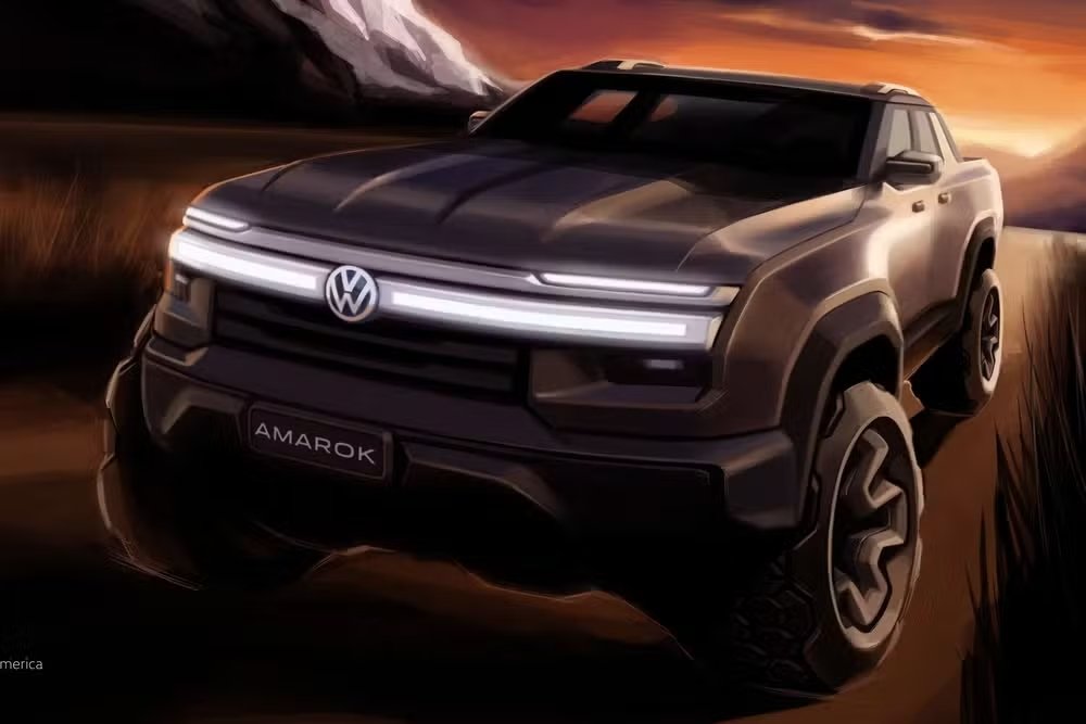 Volkswagen testa nova Amarok com base da Maxus Interstellar X